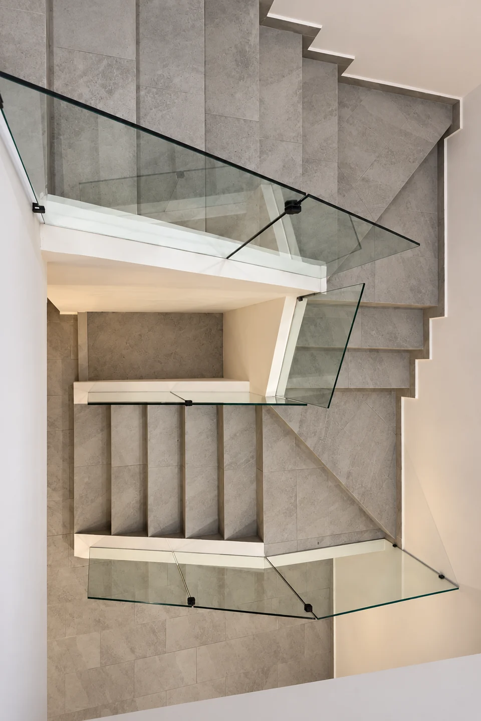 La geometría de la escalera